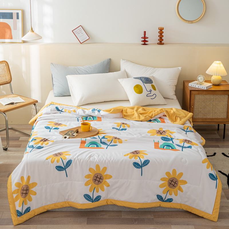 Quilting Textile Printing Polyester Summer Quilt