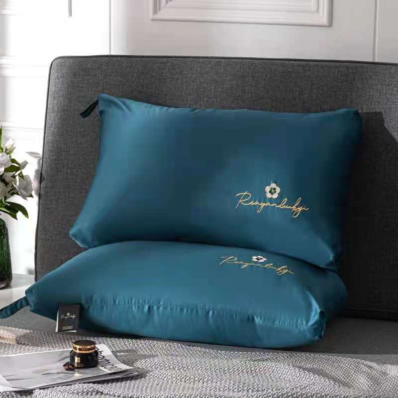 Pure Color Hotel And Home Polyester Poillw Cover