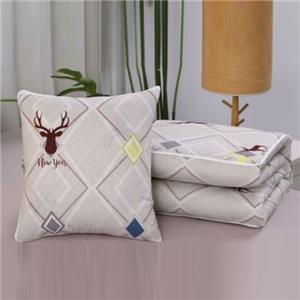 Textile Printing Deer Polyester Blanket Cushion Blanket