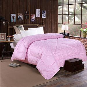 Pink colour printing winter quilt